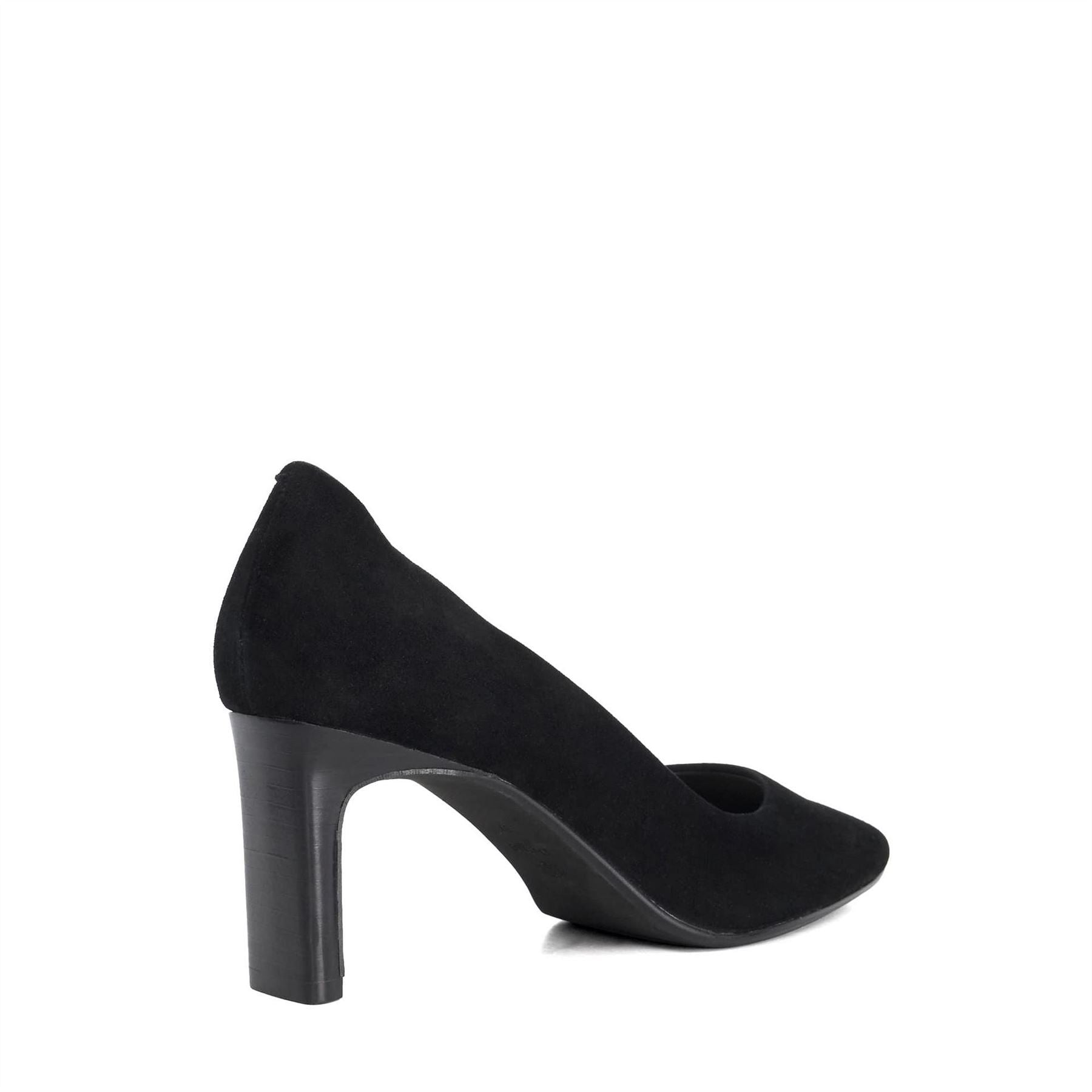 Dune London Begin High Heel Almond Toe Court Shoes