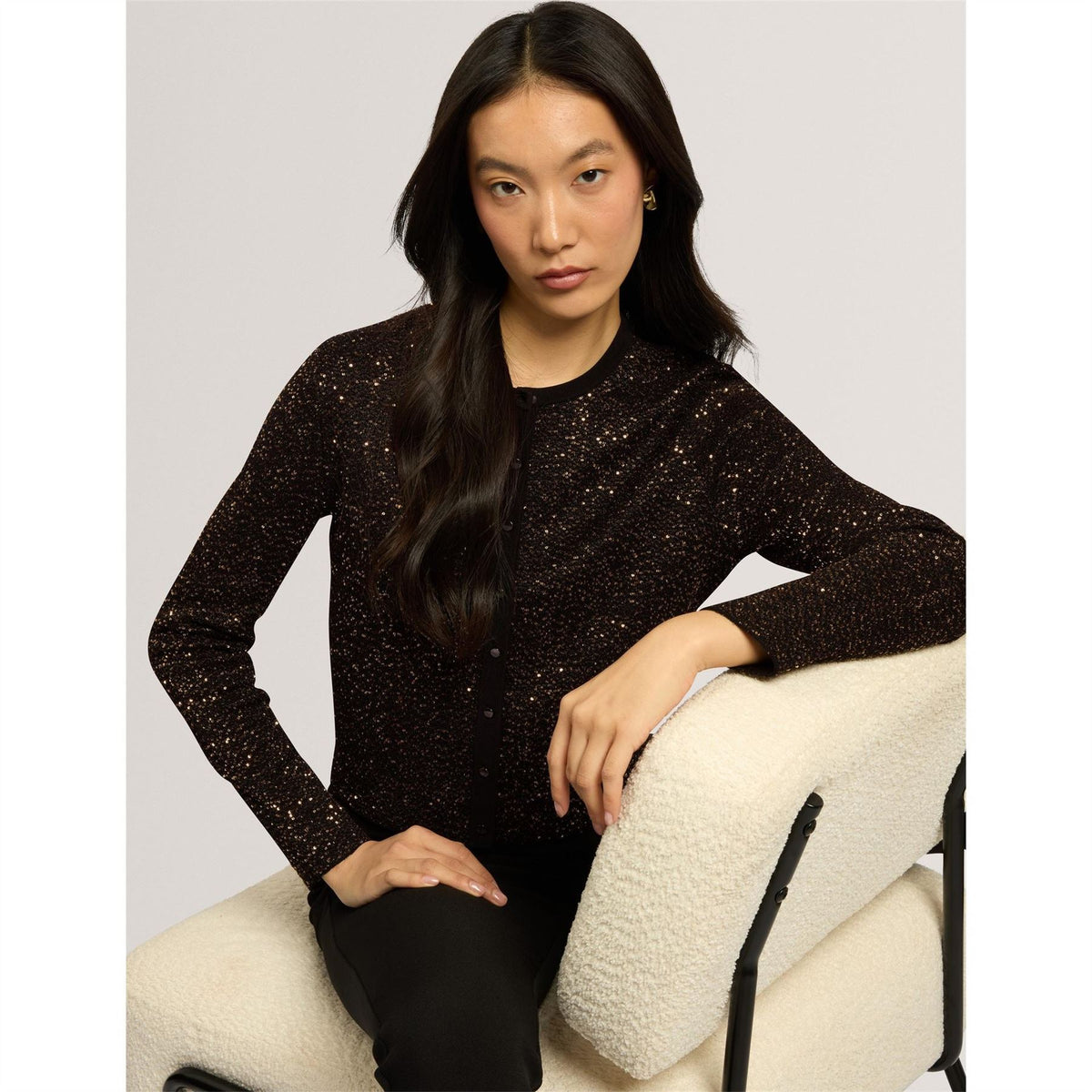 Ted Baker Sequin Cardigan Ld64
