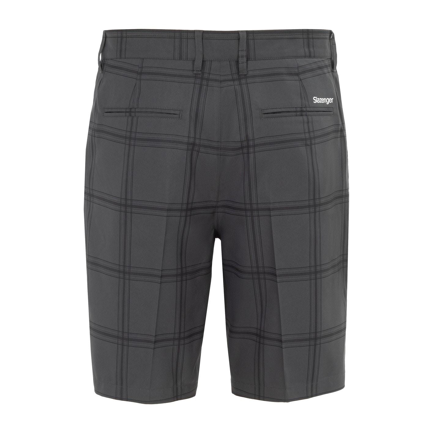 Slazenger Mens Check Golf Shorts