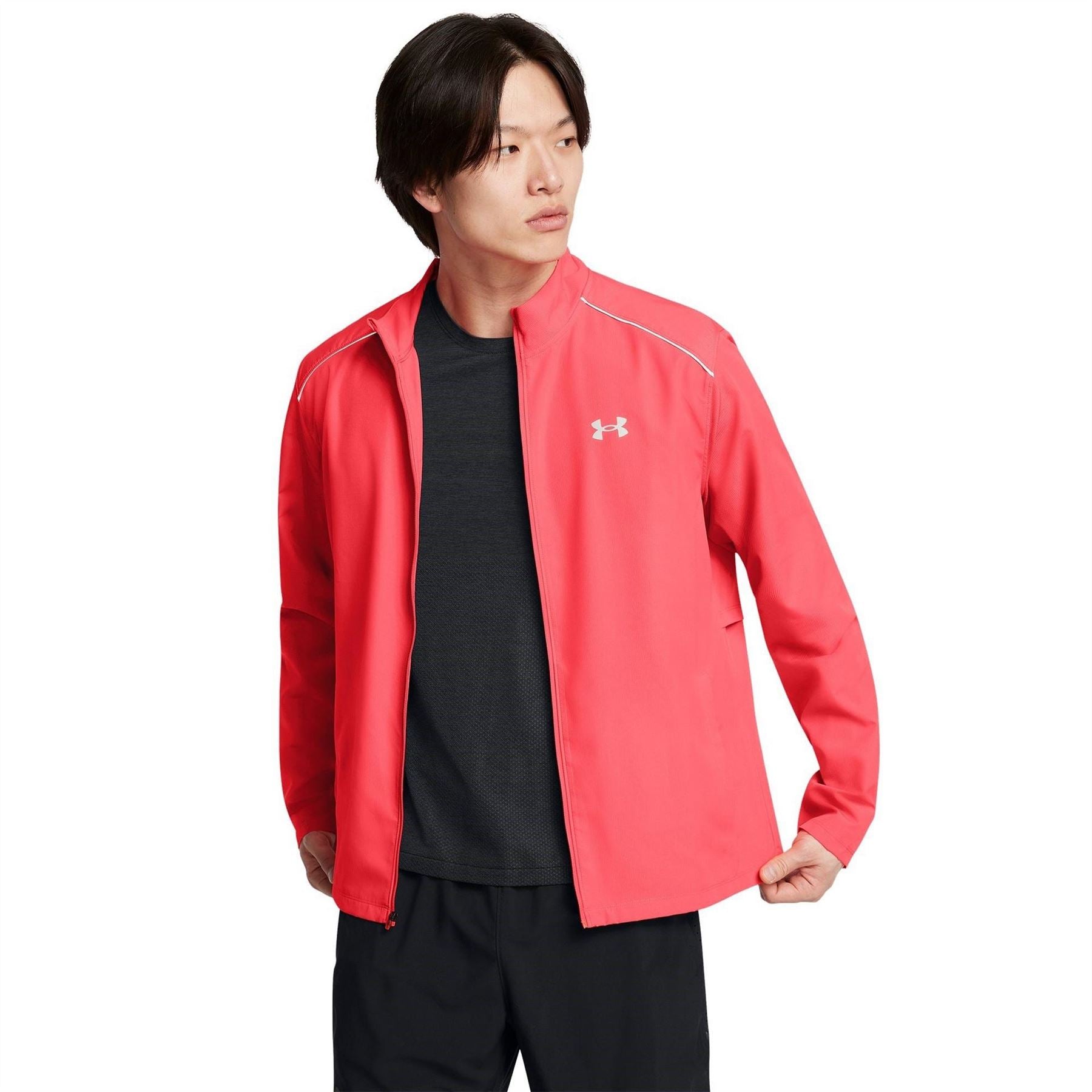 Under Armour Storm Run Solid Patterned Running Jacket
