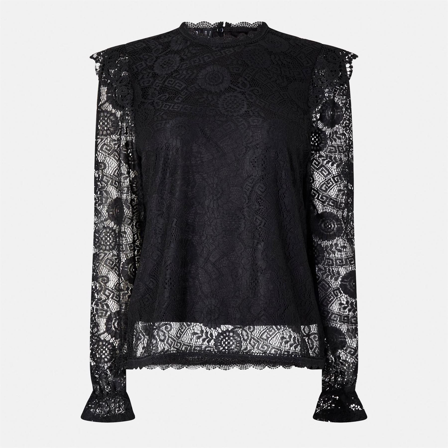 Pieces High Neck Regular Fit Blouse