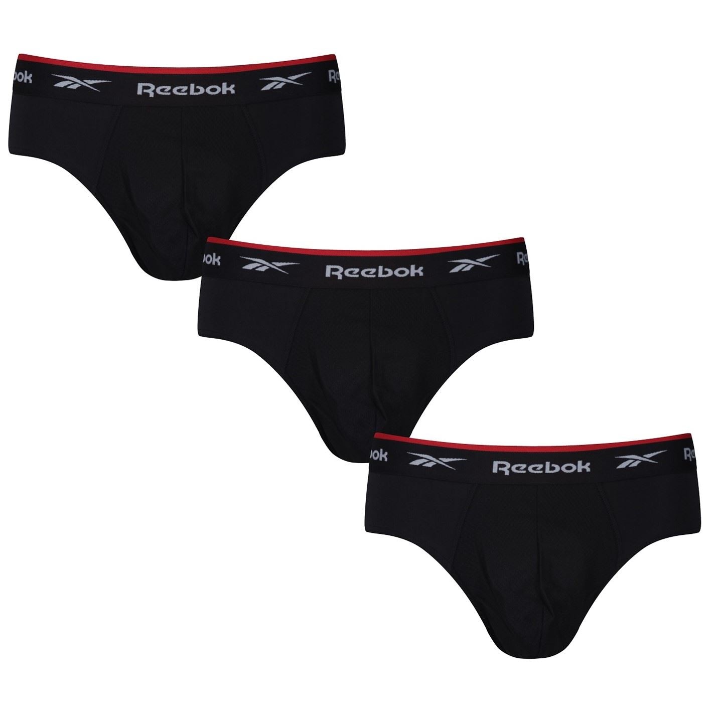 Reebok Mens 3 Pack Performance Briefs