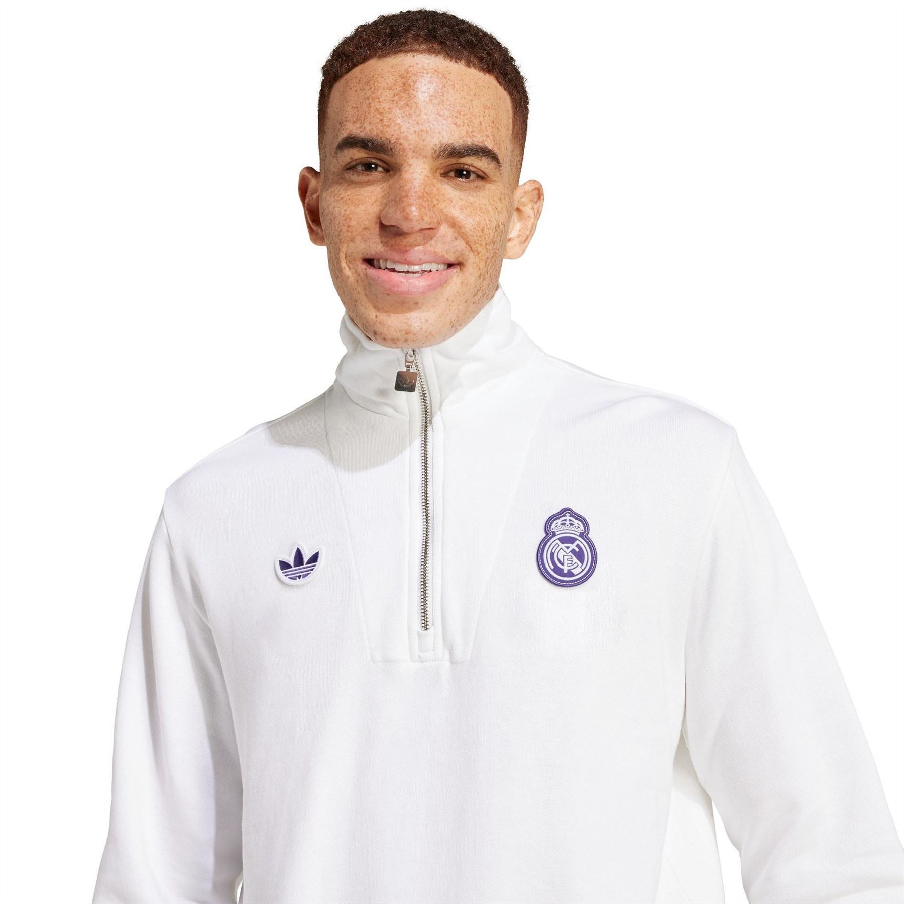 adidas Real Icon Sweater Performance Crew Sweatshirt