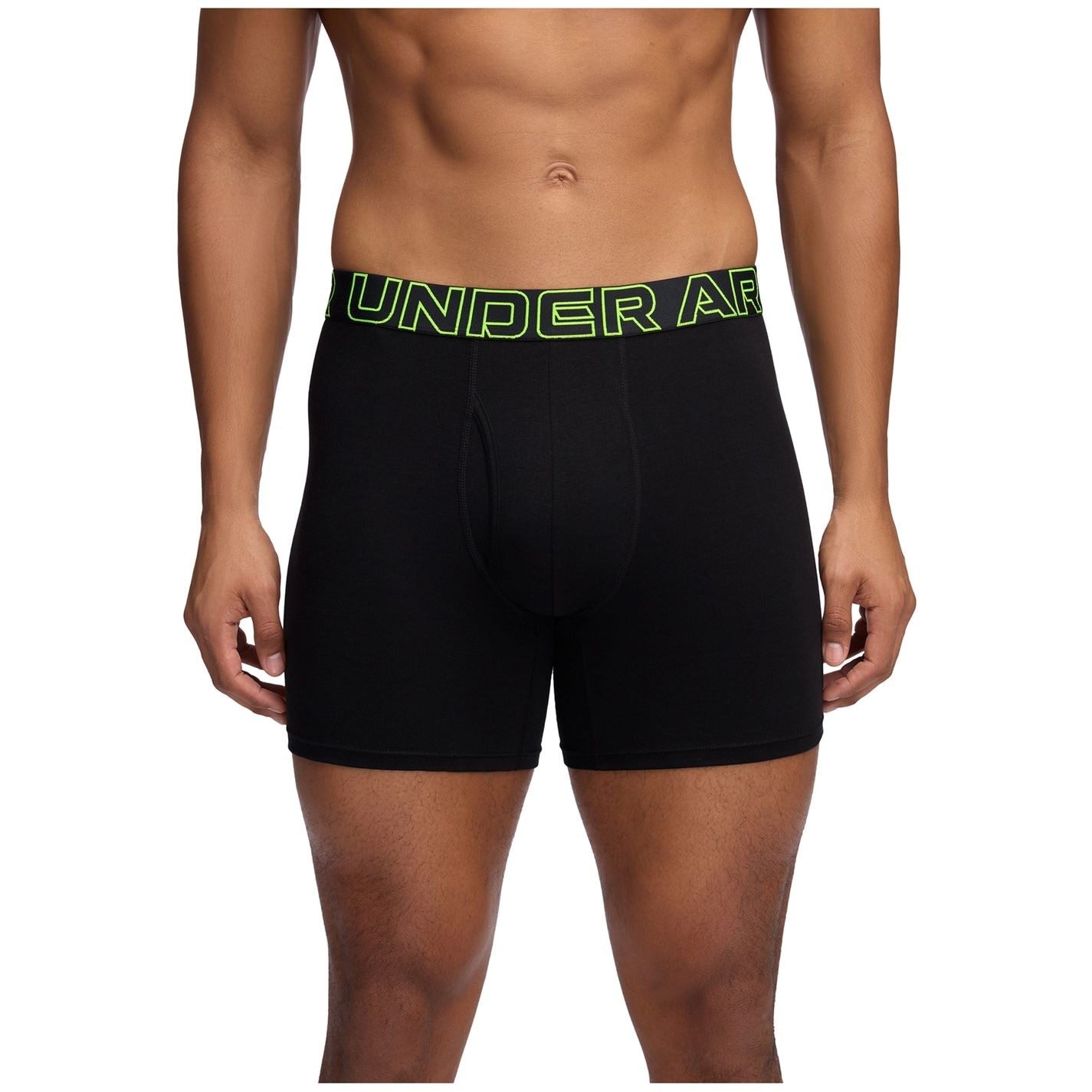 Under Armour Cotton 3 Pack Boxer Brief