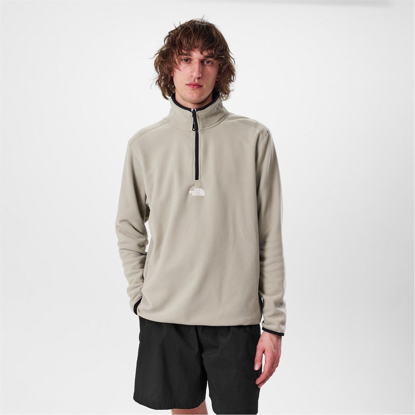The North Face North Face M Glacier Quarter Zip   Embroidered Log