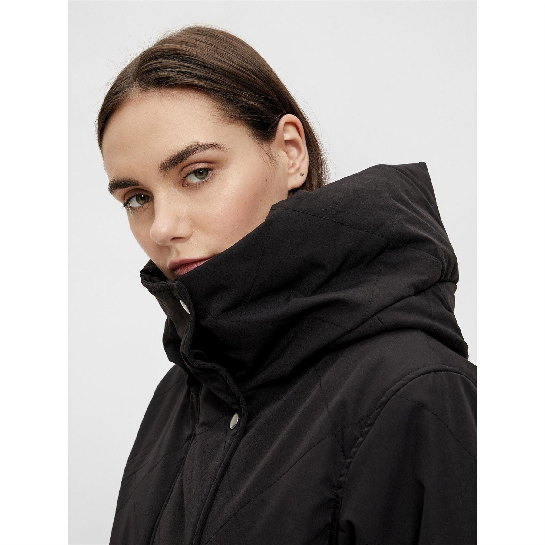 Object Katie Hooded Relaxed Fit Coat
