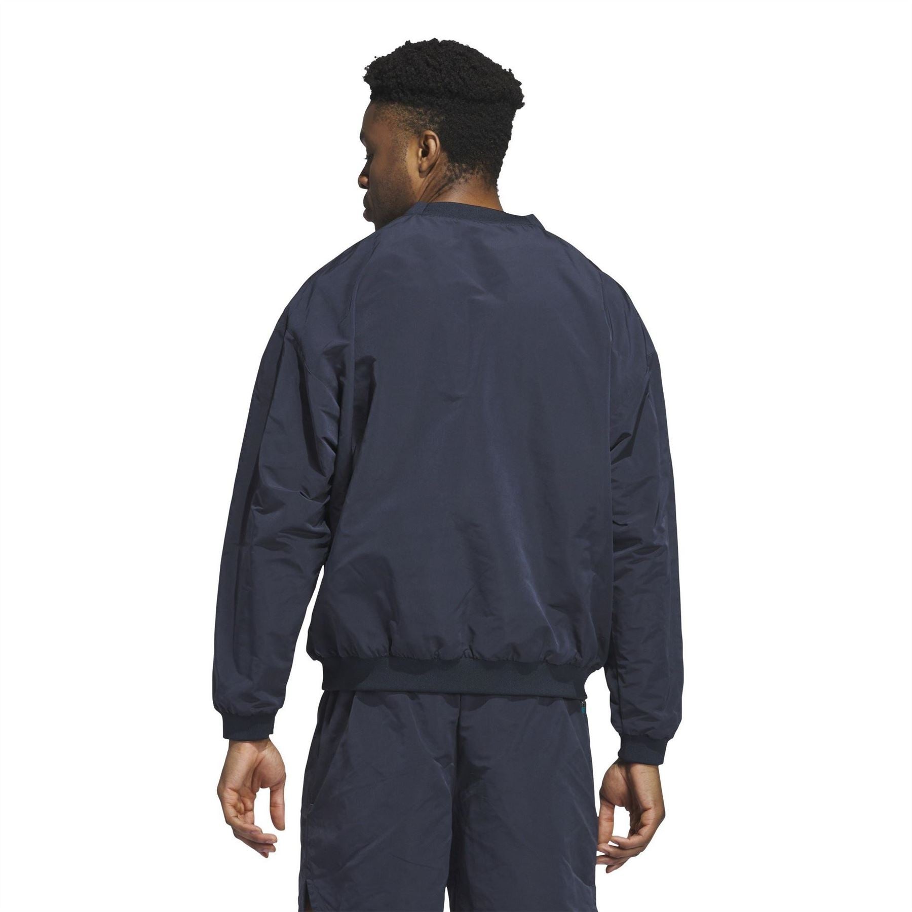 adidas Mens Woven Crewneck Sweatshirt
