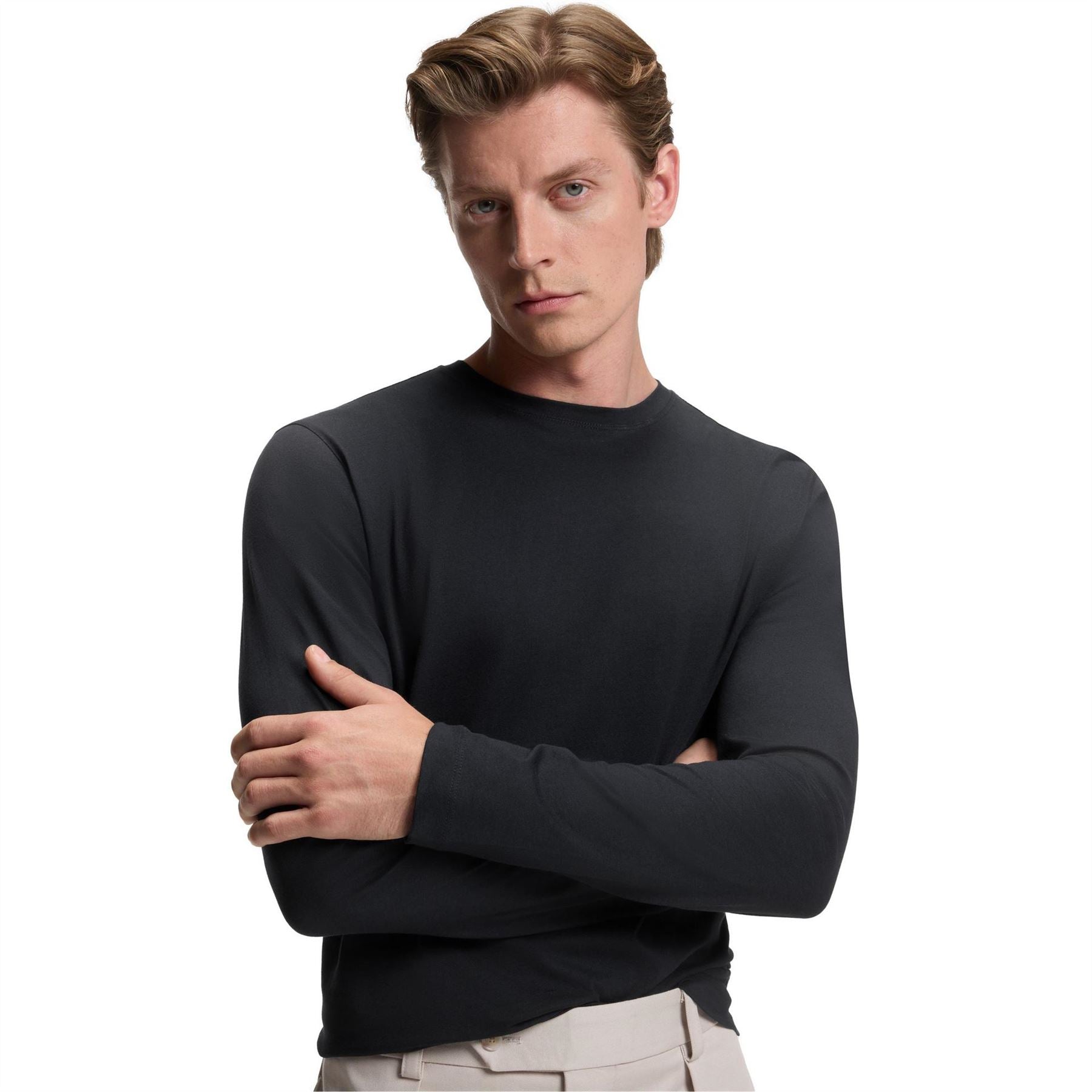 Boss Crew Neck Long Sleeve Regular Fit Sweater