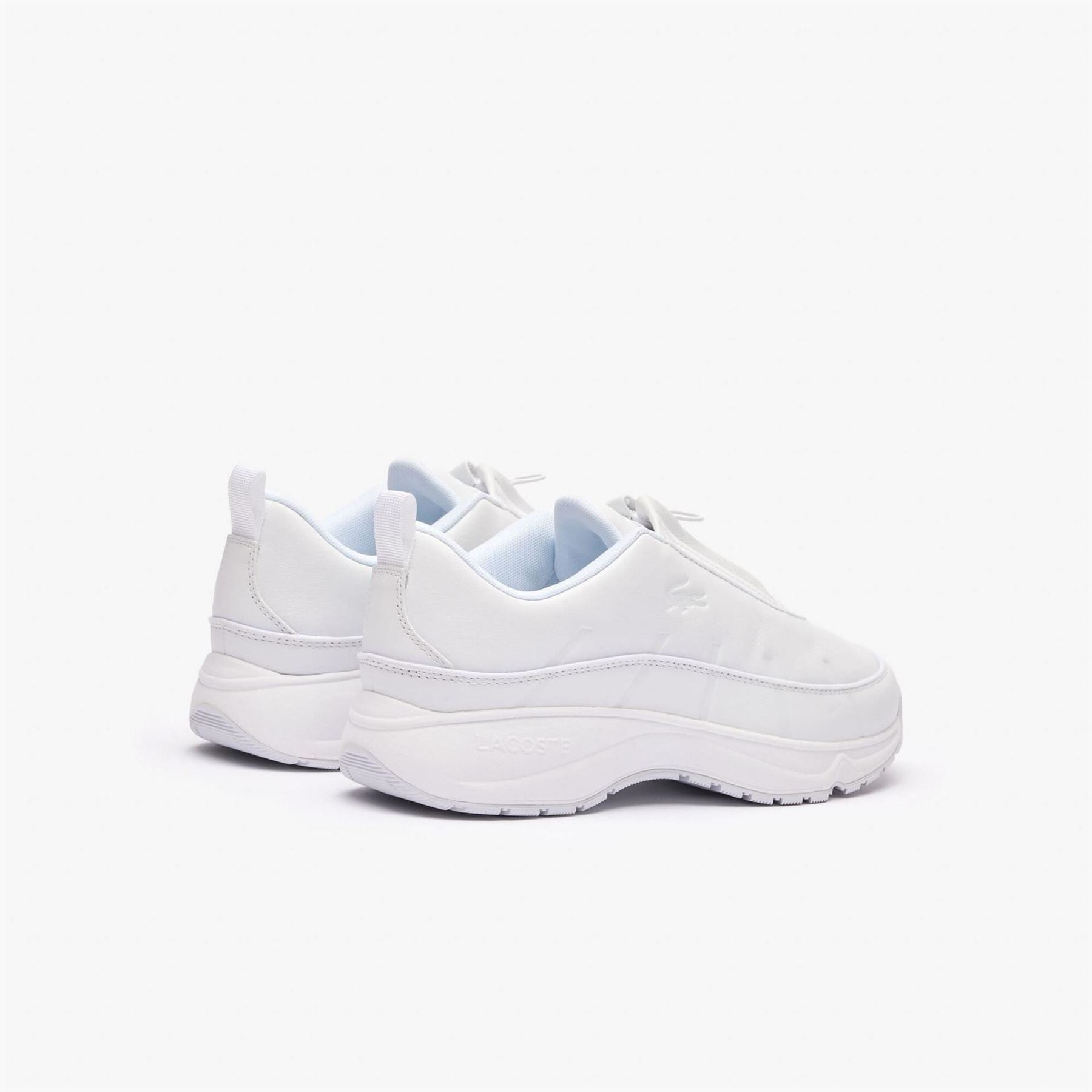 Lacoste Zip Og Leather Trainers