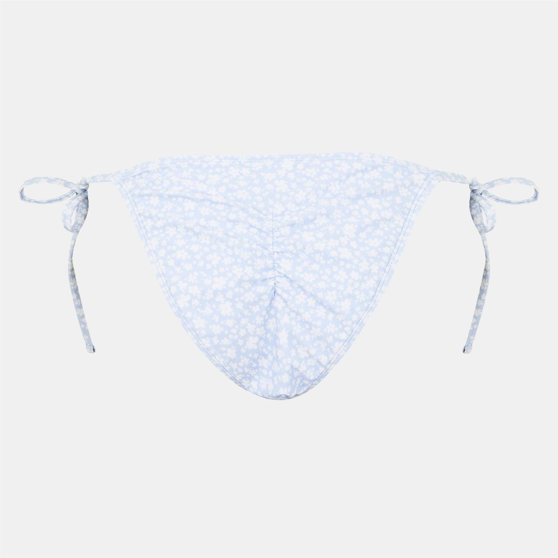 Jack Wills Floral Tie Side Triangle Bikini Set