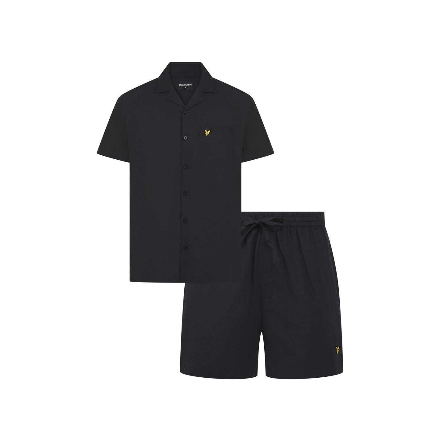 Lyle and Scott Poplin Pyjama Short Sleeve Top