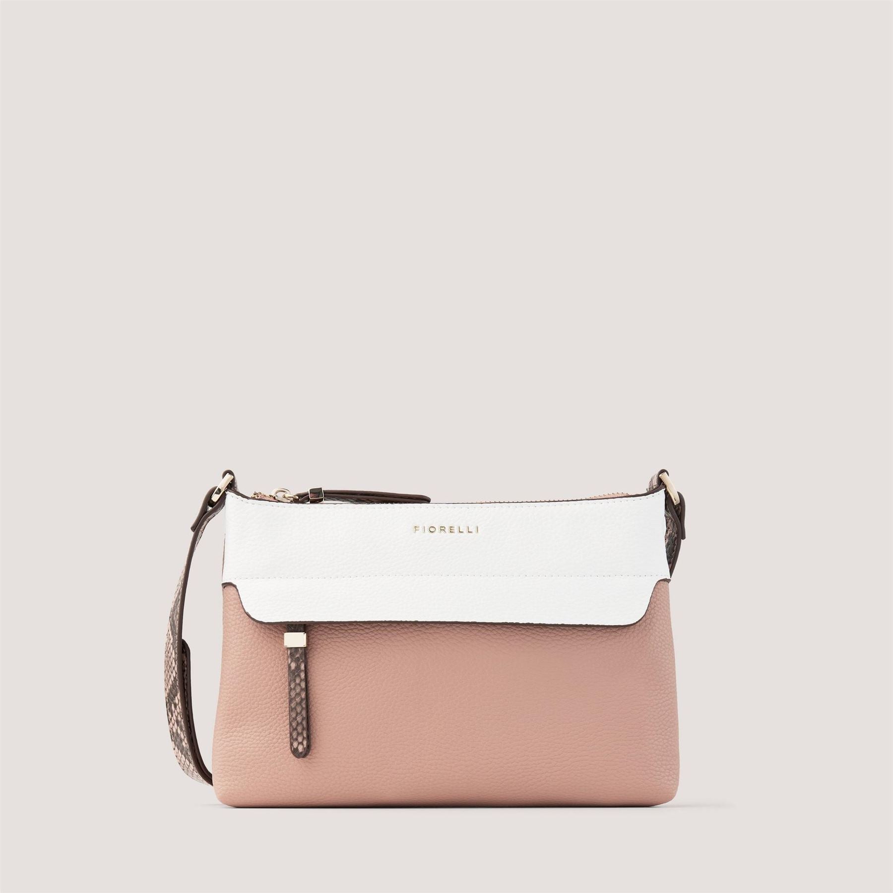 Fiorelli Crossbody Color Block Handbag with Detachable Strap