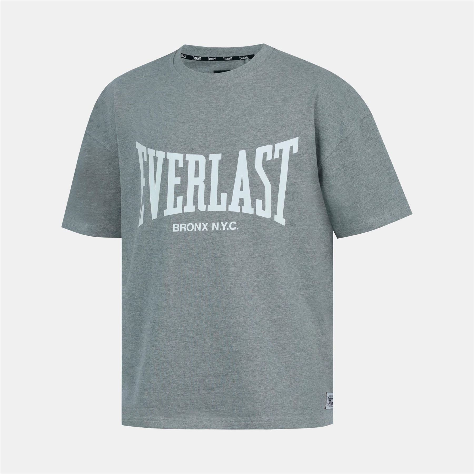 Everlast Graphic Cotton Short Sleeve Oversized Fit T-Shirt