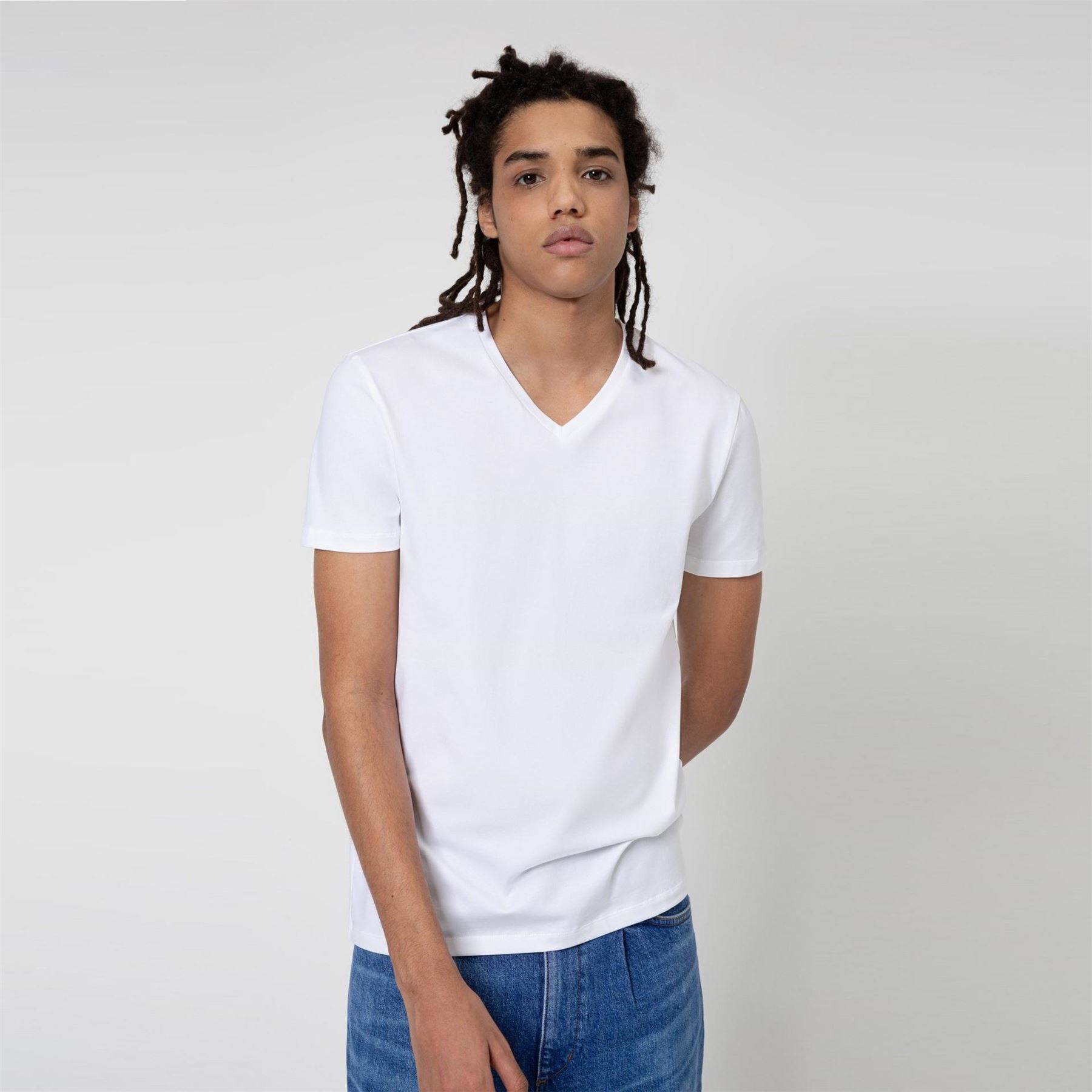 Hugo Short Sleeve V Neck T-Shirt