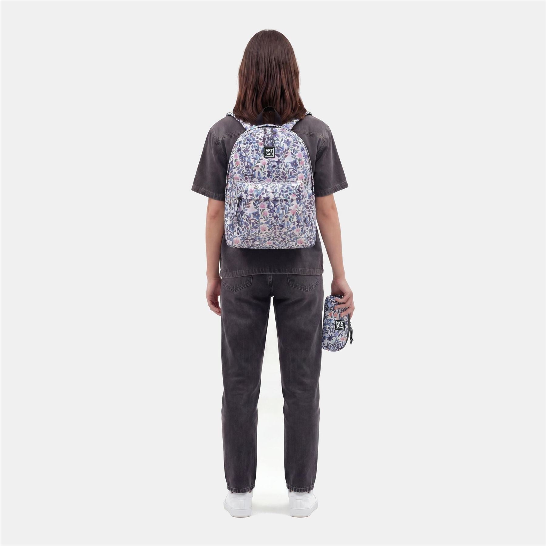 Artsac Front Pocket Backpack And Pencil Case Set