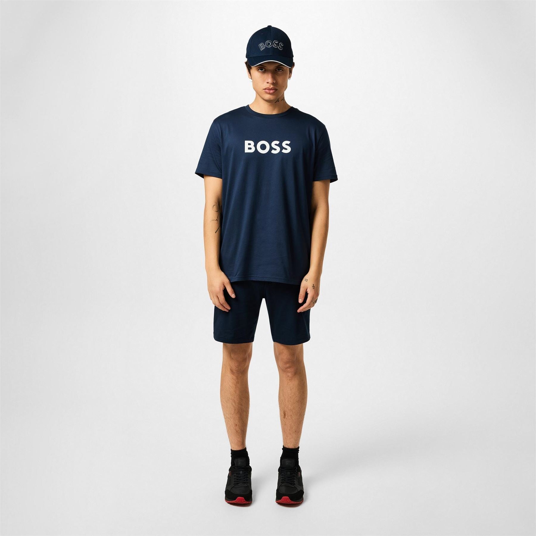 Boss BOSS Bodywear Short Sleeve T Shirt with Logo Print Detail