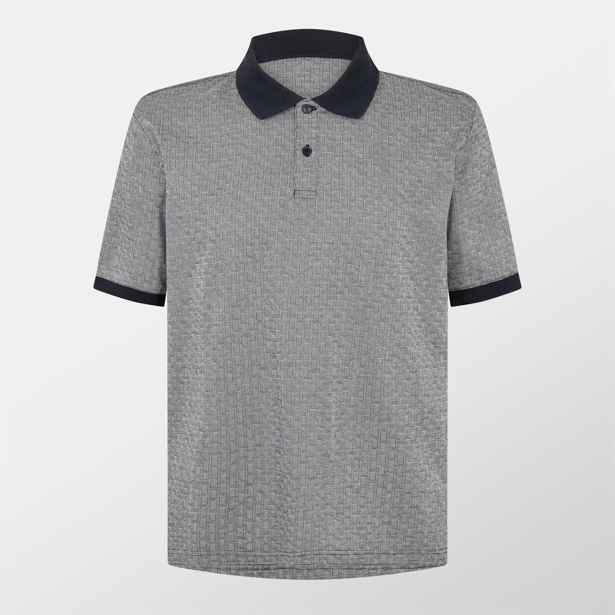 Ted Baker Auguso Jacquard Short Sleeve Polo Shirt