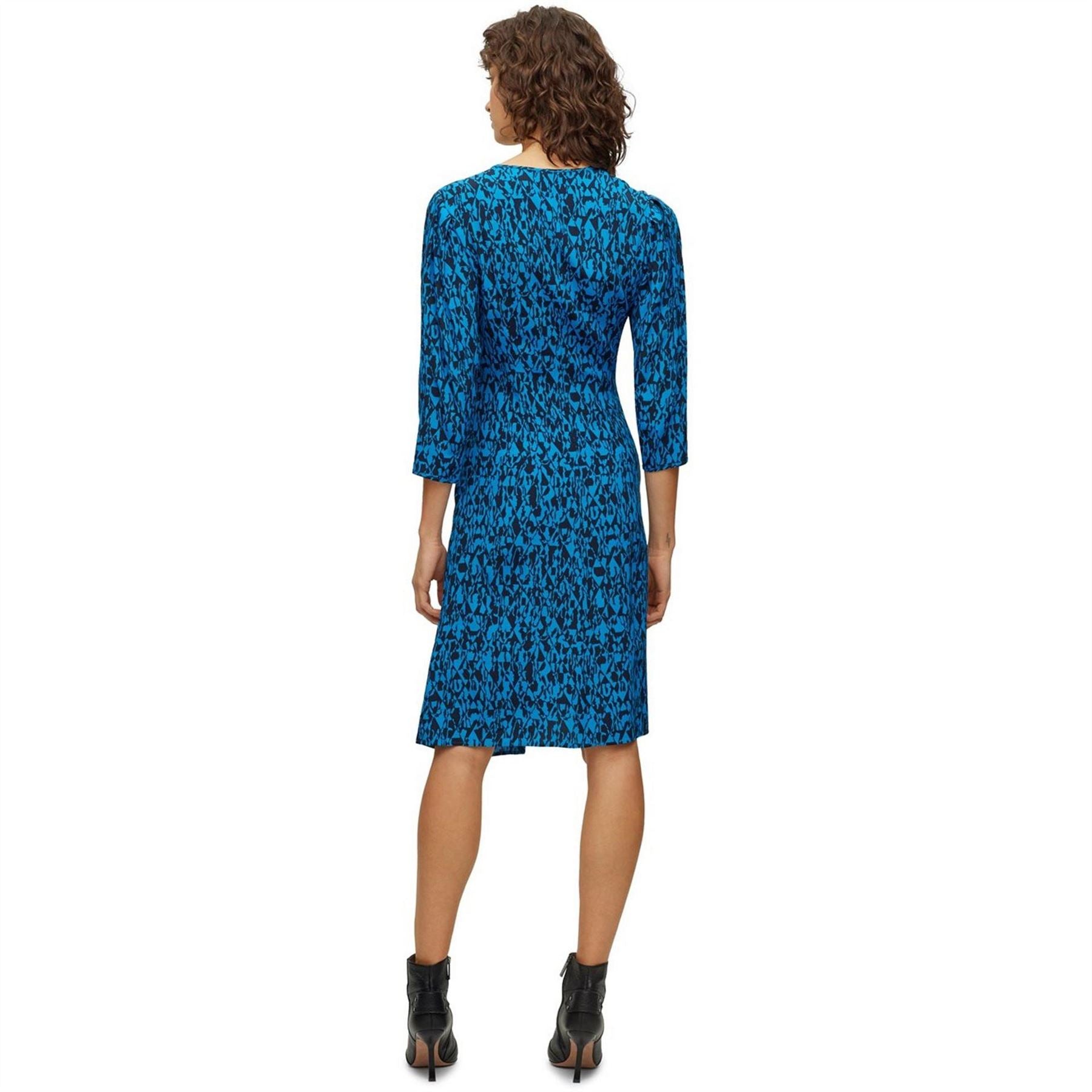 Boss Danottea Dress, Wrap Design, Flared Shape