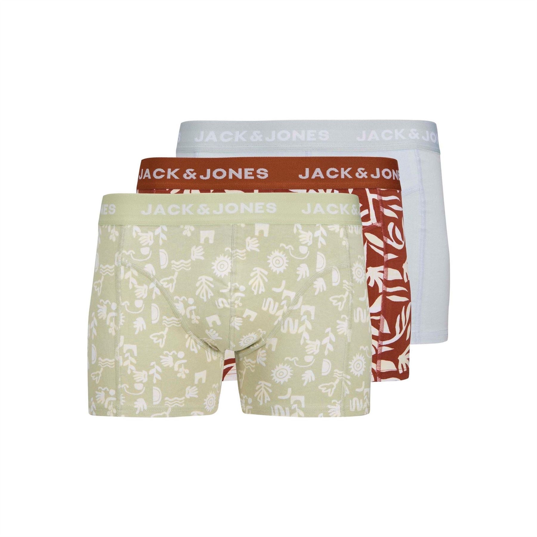 Jack and Jones Trunks 3 Pack Boxers
