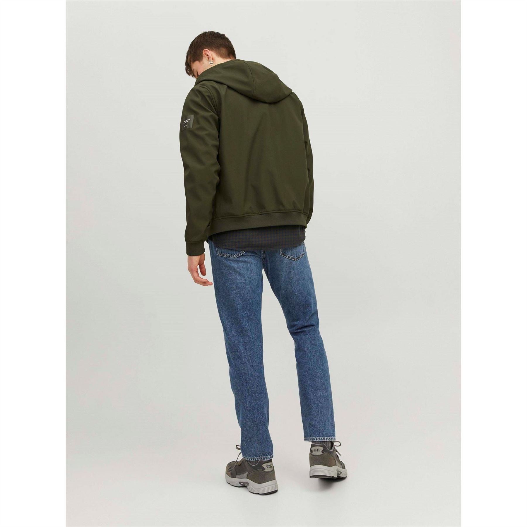Jack and Jones Zipped Hooded Softshell Jacket