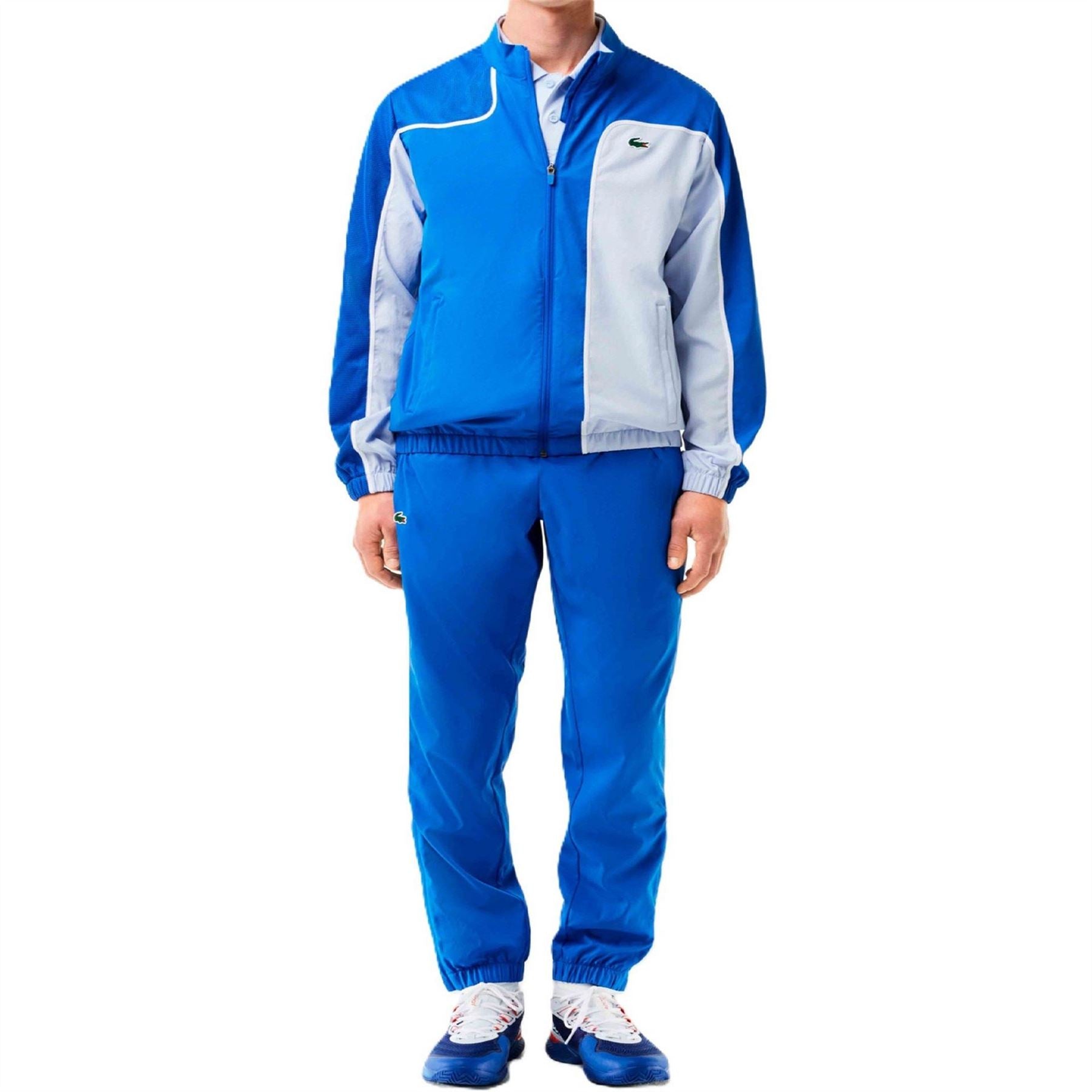 Lacoste Zip Neck Long Sleeve Sweatshirt Full Tracksuit