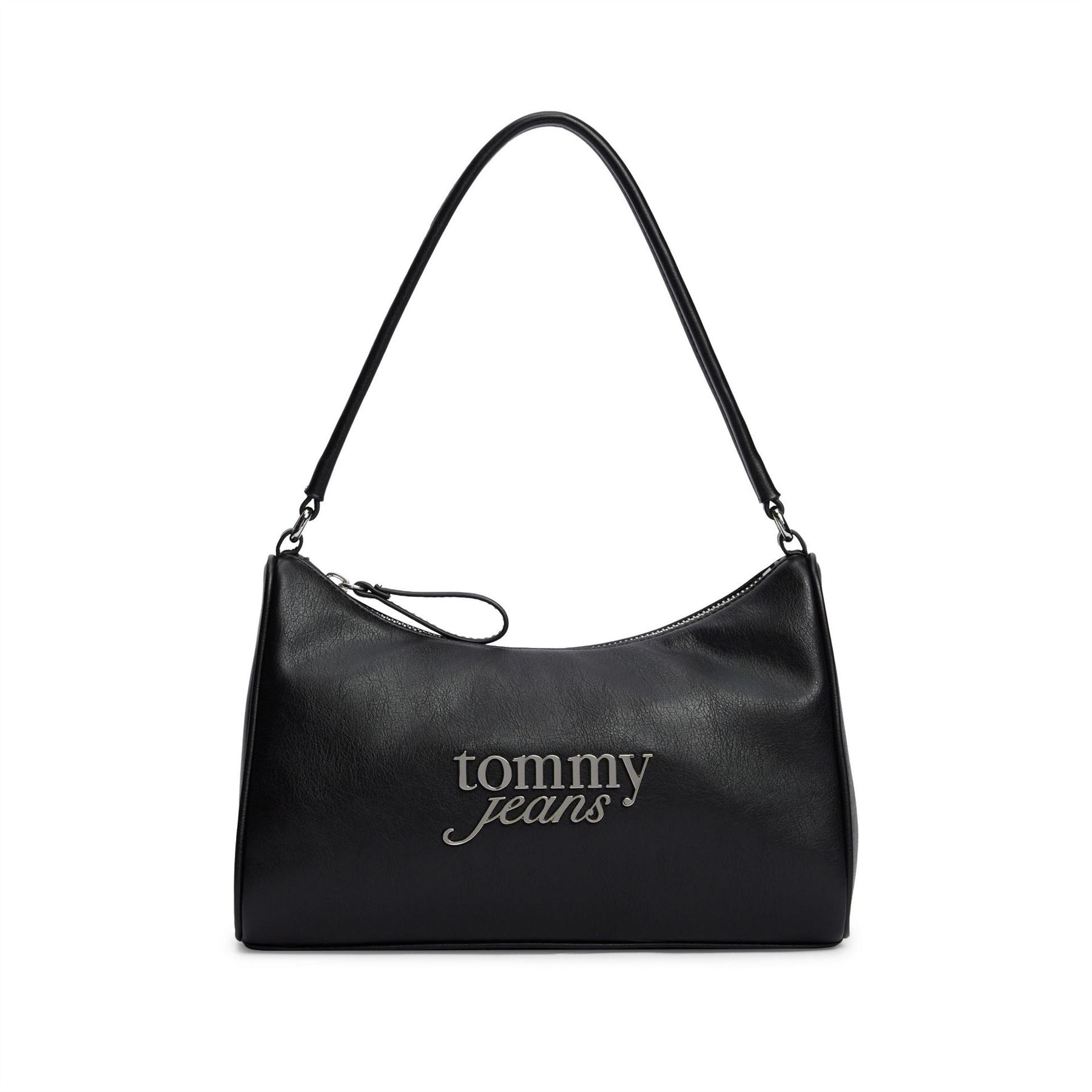 Tommy Jeans Bold Script Faux Leather Shoulder Bag 3.4 L