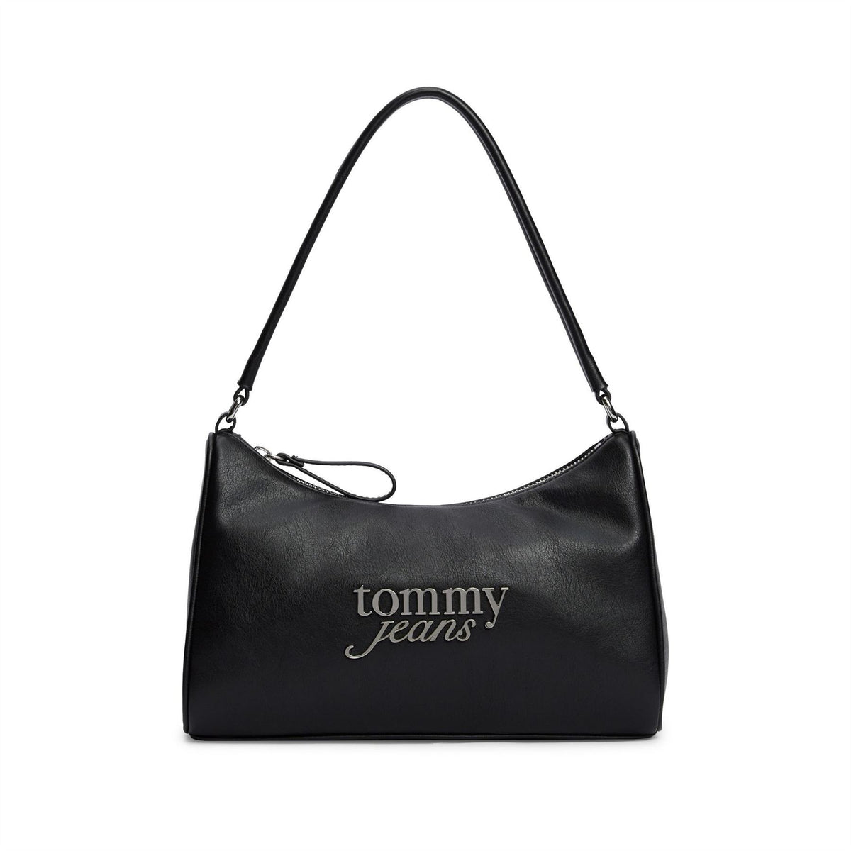Tommy Jeans Bold Script Faux Leather Shoulder Bag 3.4 L