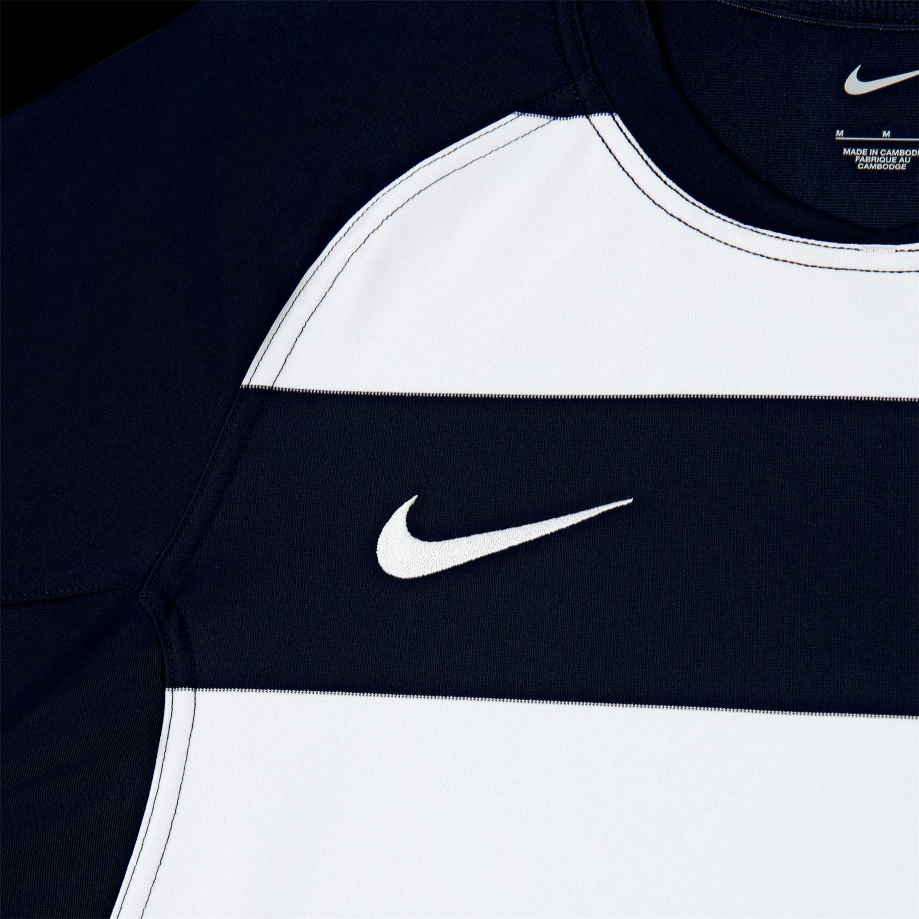 Nike Rugby T-Shirt Crew Neck Raglan Sleeve Jersey