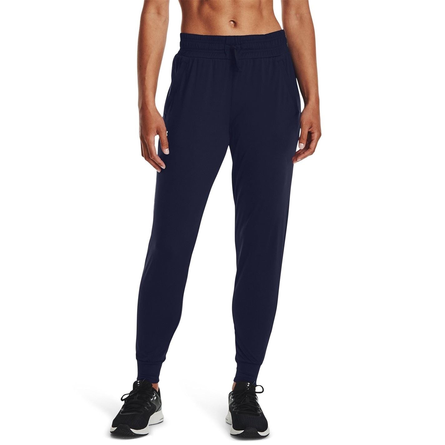 Under Armour Solid Patterned Joggers with Elastic Cuff