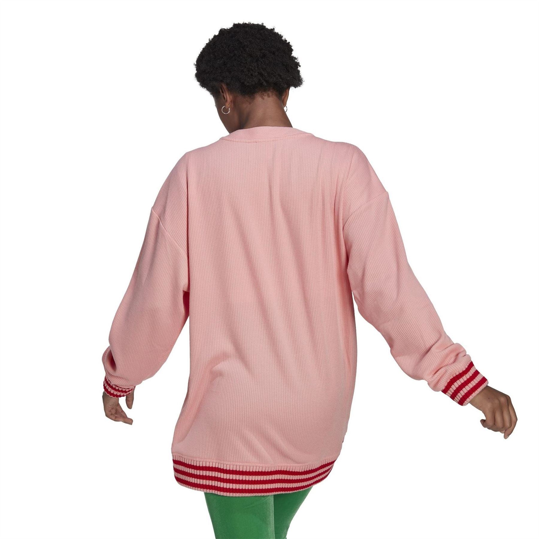 adidas Originals Petite V-Neck Relaxed Fit Sweater