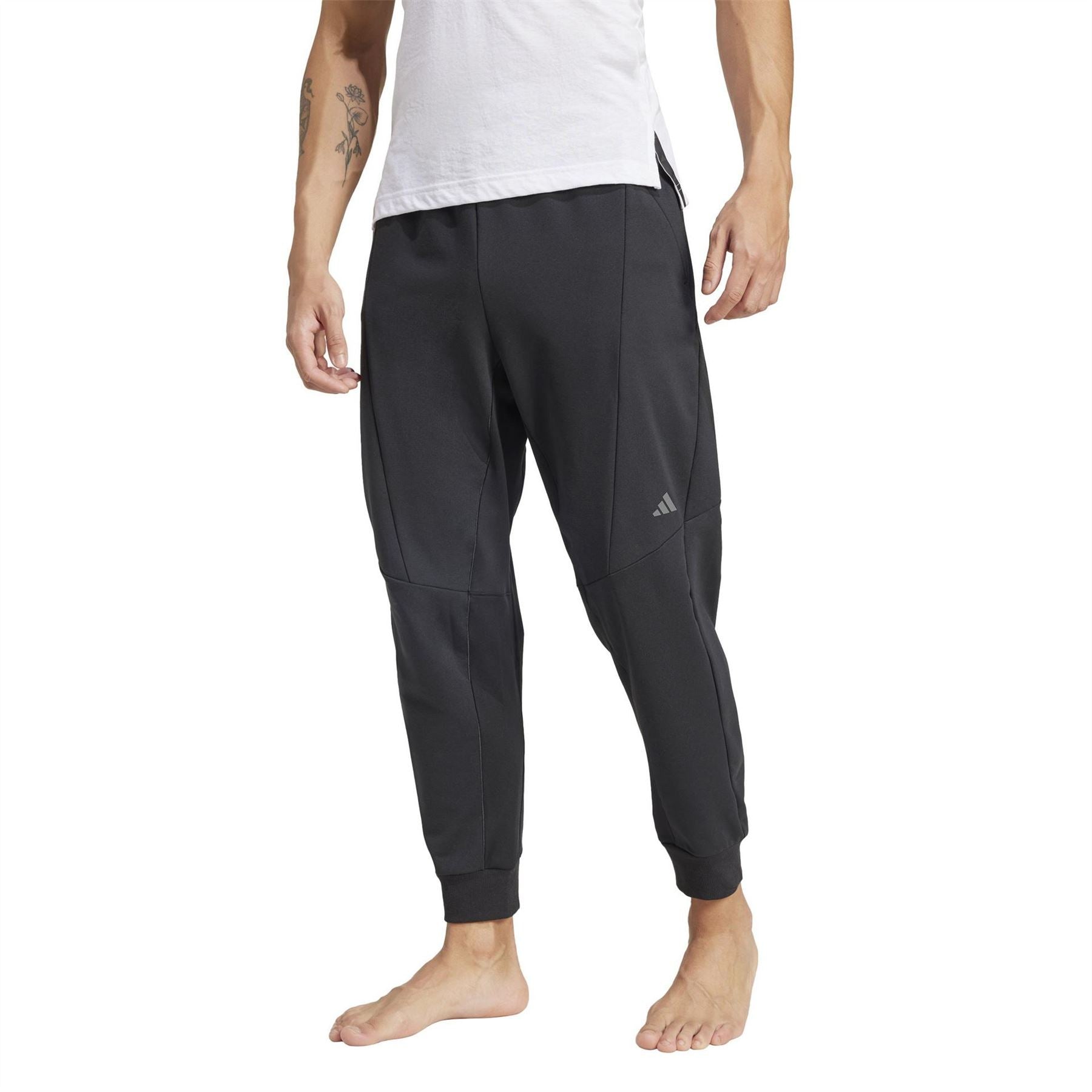 adidas Solid Patterned Relaxed Fit Joggers