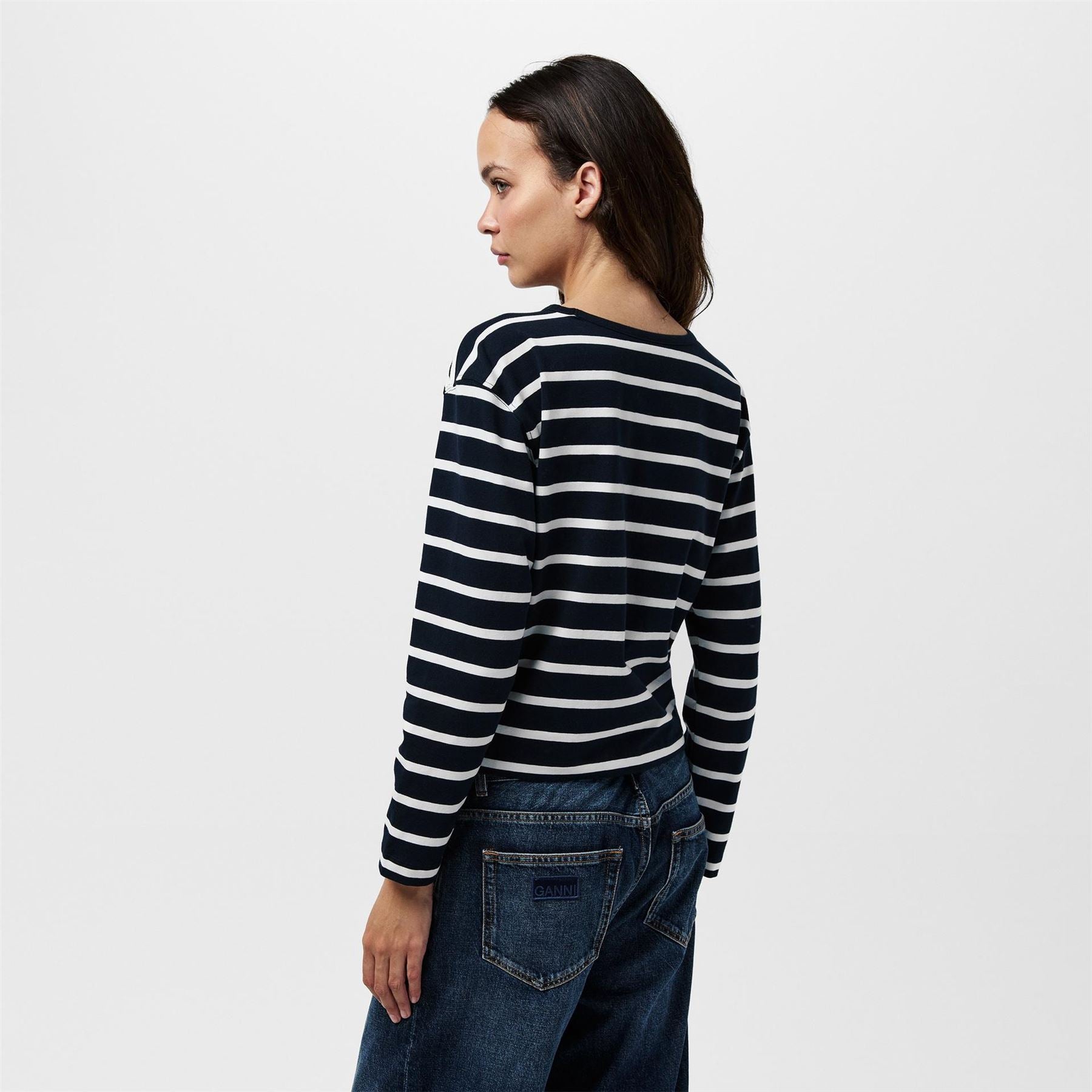 French Connection Rallie Stripe Long Sleeve T-Shirt