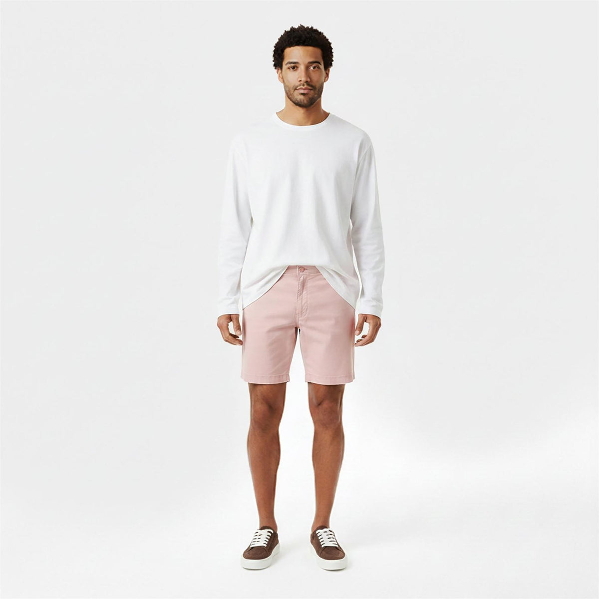 Levis 
Solid Patterned Kano Blue Chino Shorts