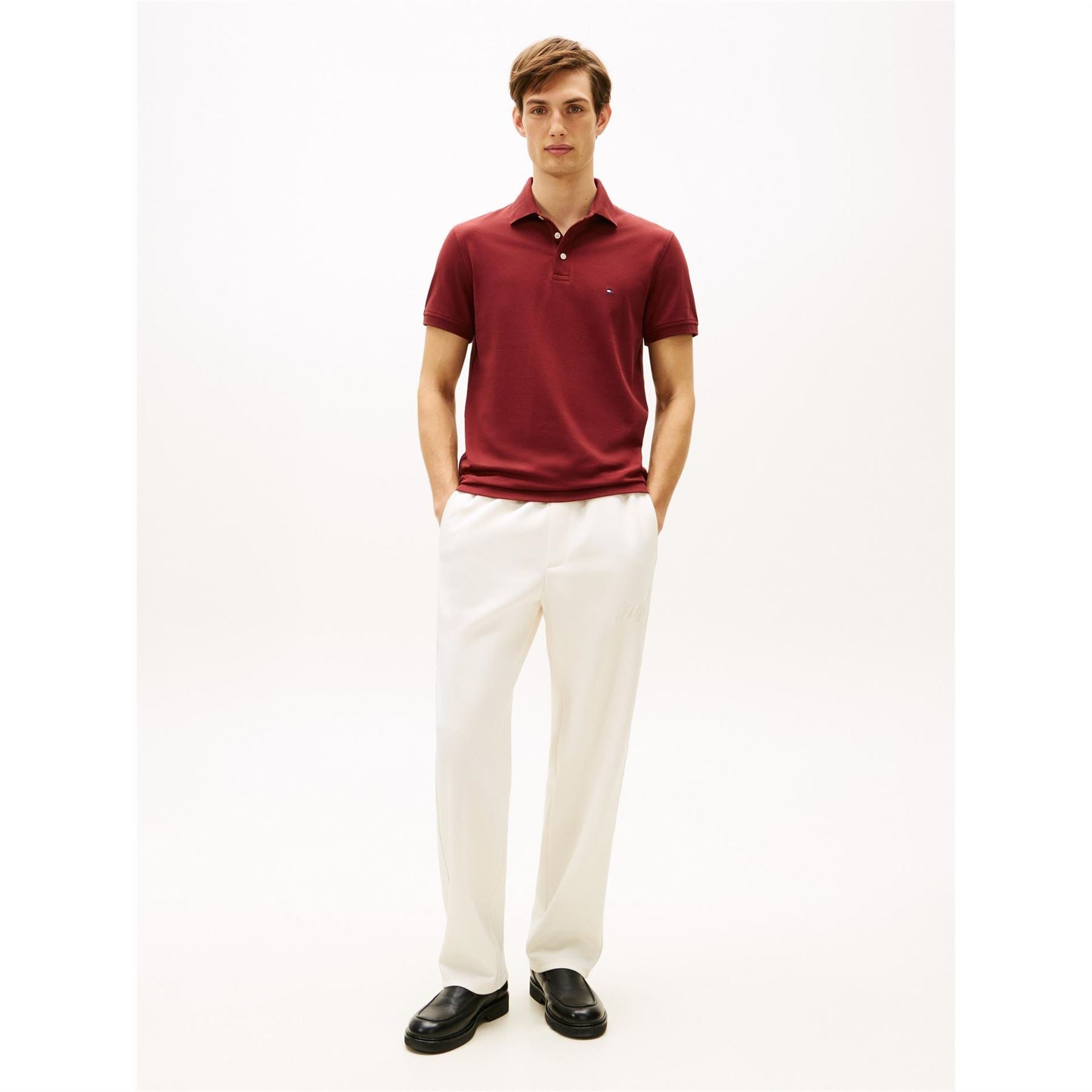 Tommy Hilfiger Modern Solid Patterned Straight Sweatpants