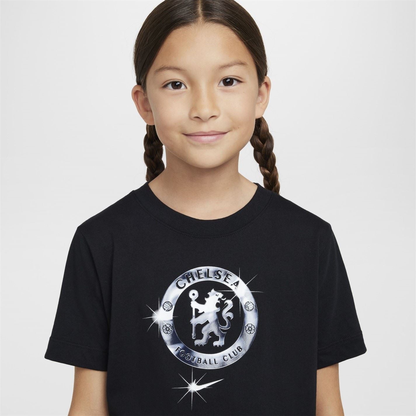 Nike Chelsea Crest T-Shirt 2024 2025 Juniors