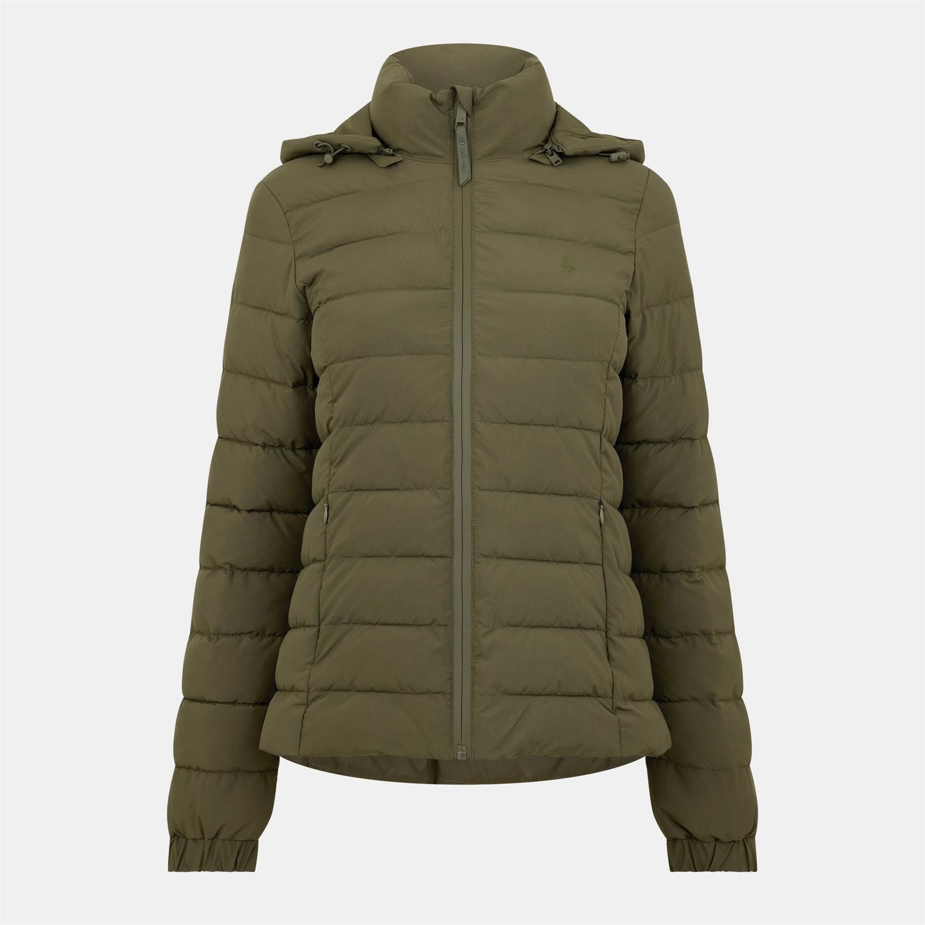 Jack Wills Luna Water Resistant Wind Resistant Detachable Hood Short Puffer Jacket