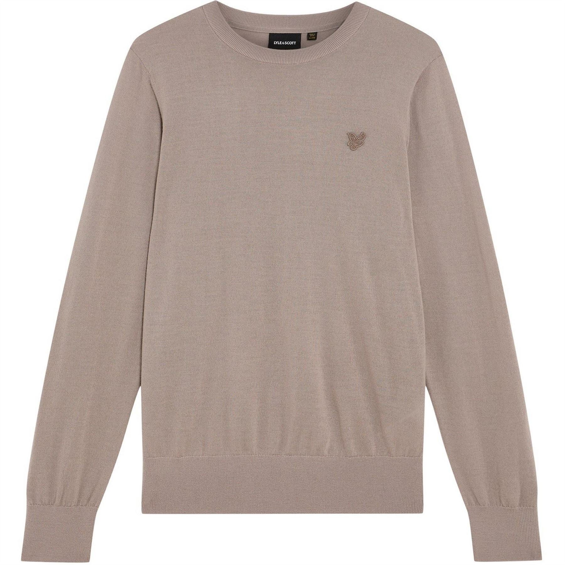 Lyle and Scott Crew Neck Long Sleeve Regular Fit Sweater
