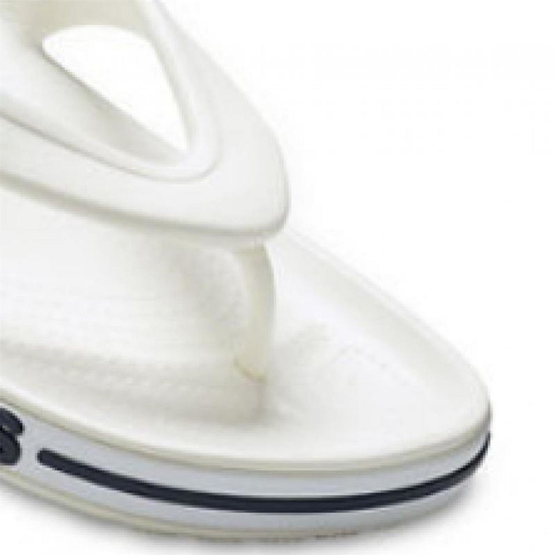 Crocs Baya Lined Flip Flops with Lacoste Lettering