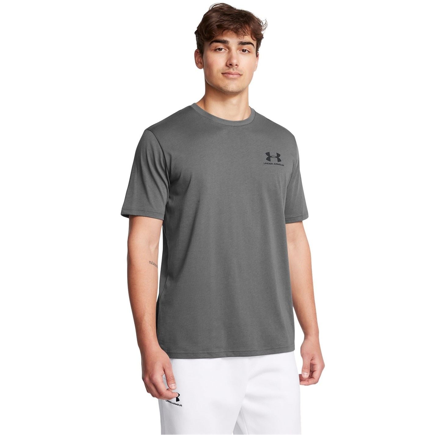 Under Armour Mens Armour Ua Left Chest Logo Short Sleeve