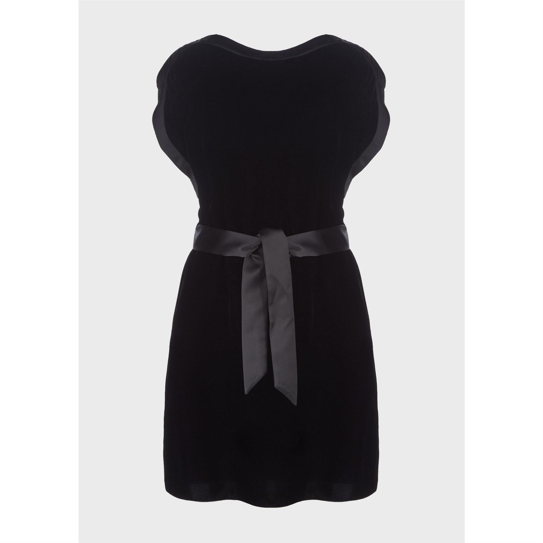 Emporio Armani Boat Neck Mini Bodycon Dress