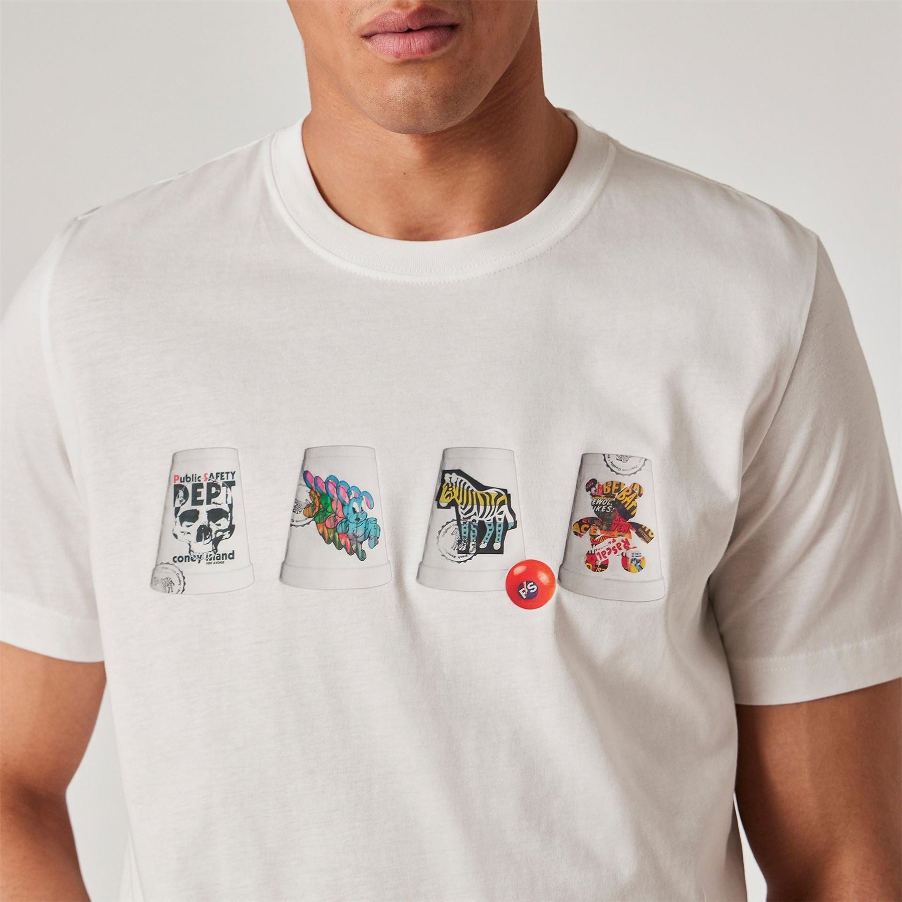 PS Paul Smith Cups Regular Fit Short Sleeve T-Shirt