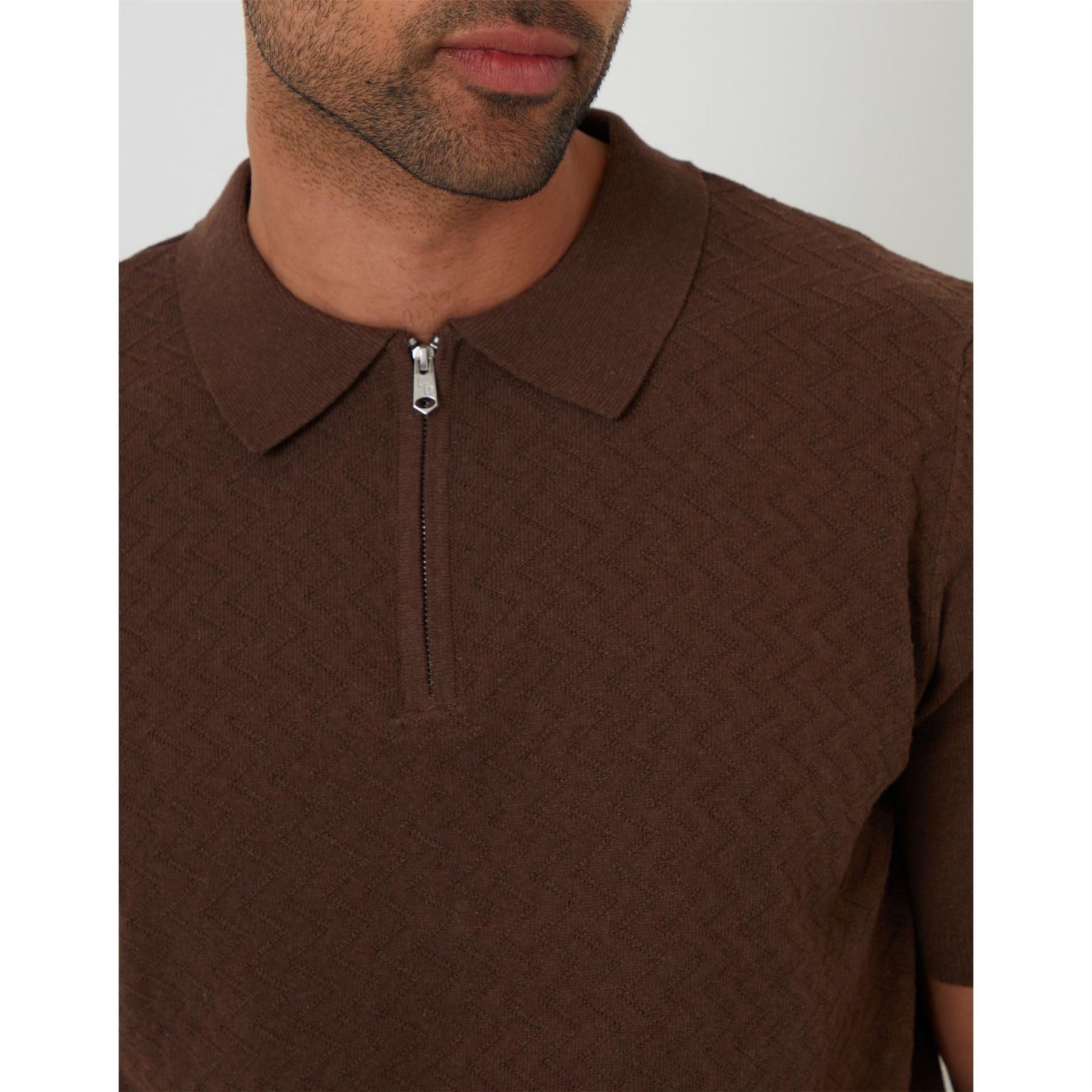 Threadbare Whittley Polo Shirt Collared Neck Short Sleeve