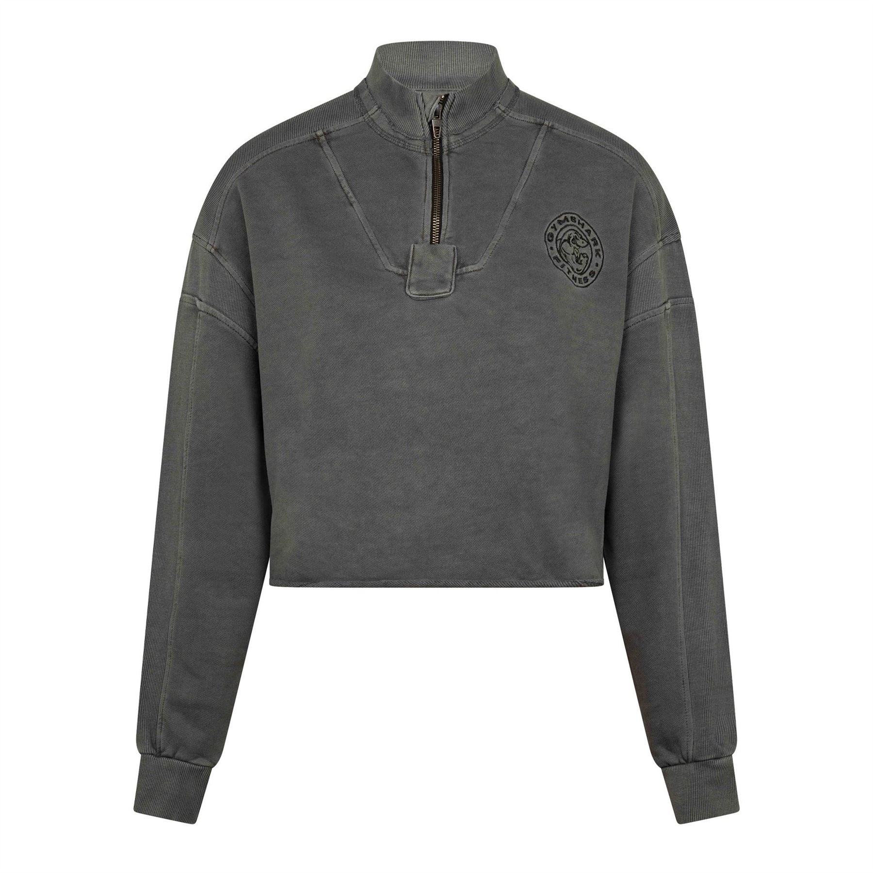 Gymshark Premium Legacy Cotton Quarter Zip Oversized Fit Sweatshirt