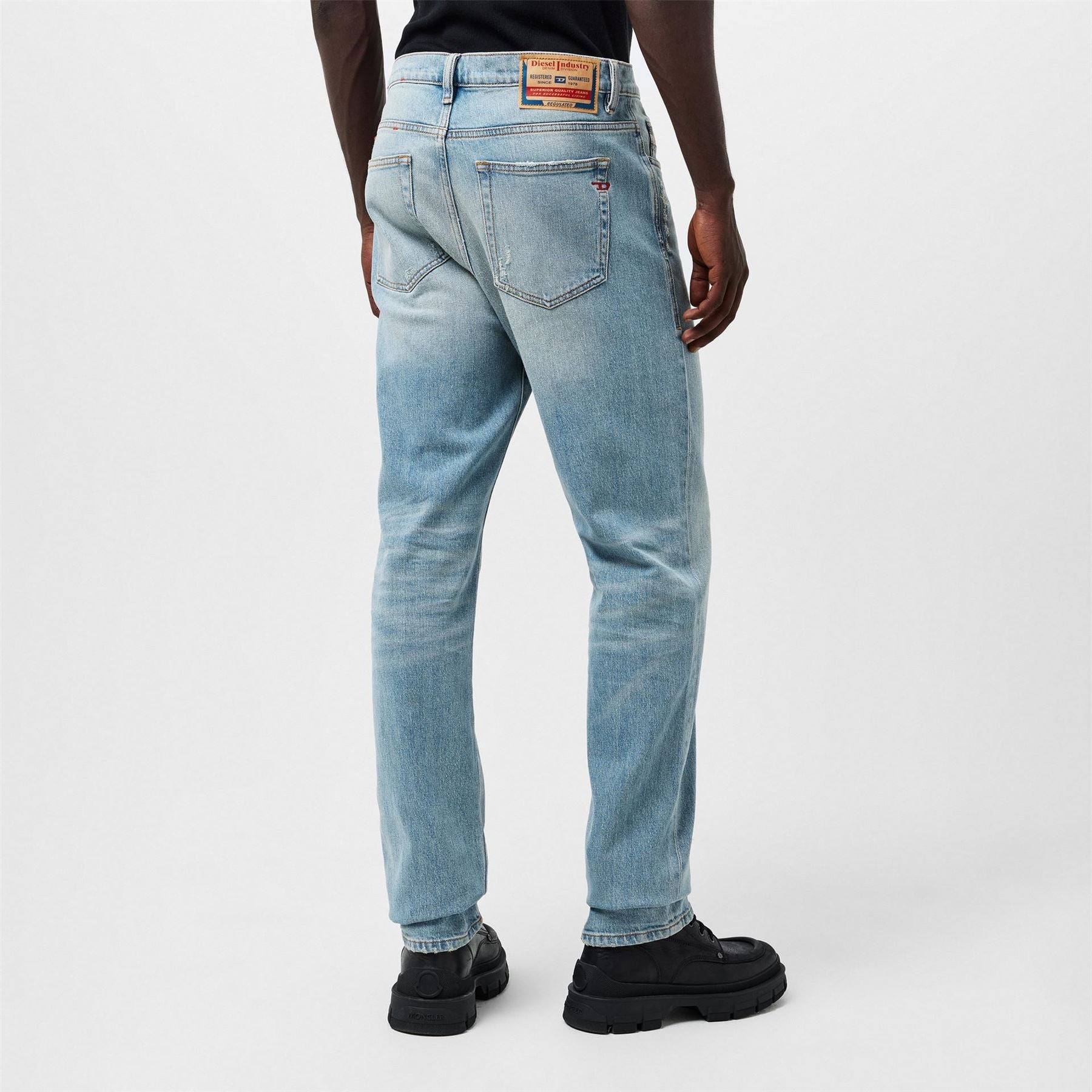 Diesel Vkr Five Pocket Straight Leg Jeans