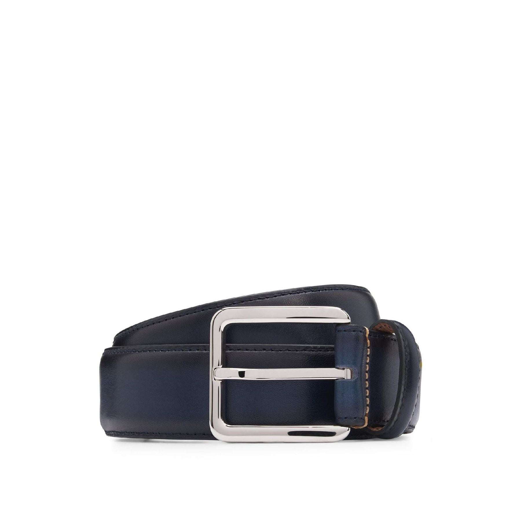 Boss Lars St Sz35 10260113 01 Leather Belt Mens