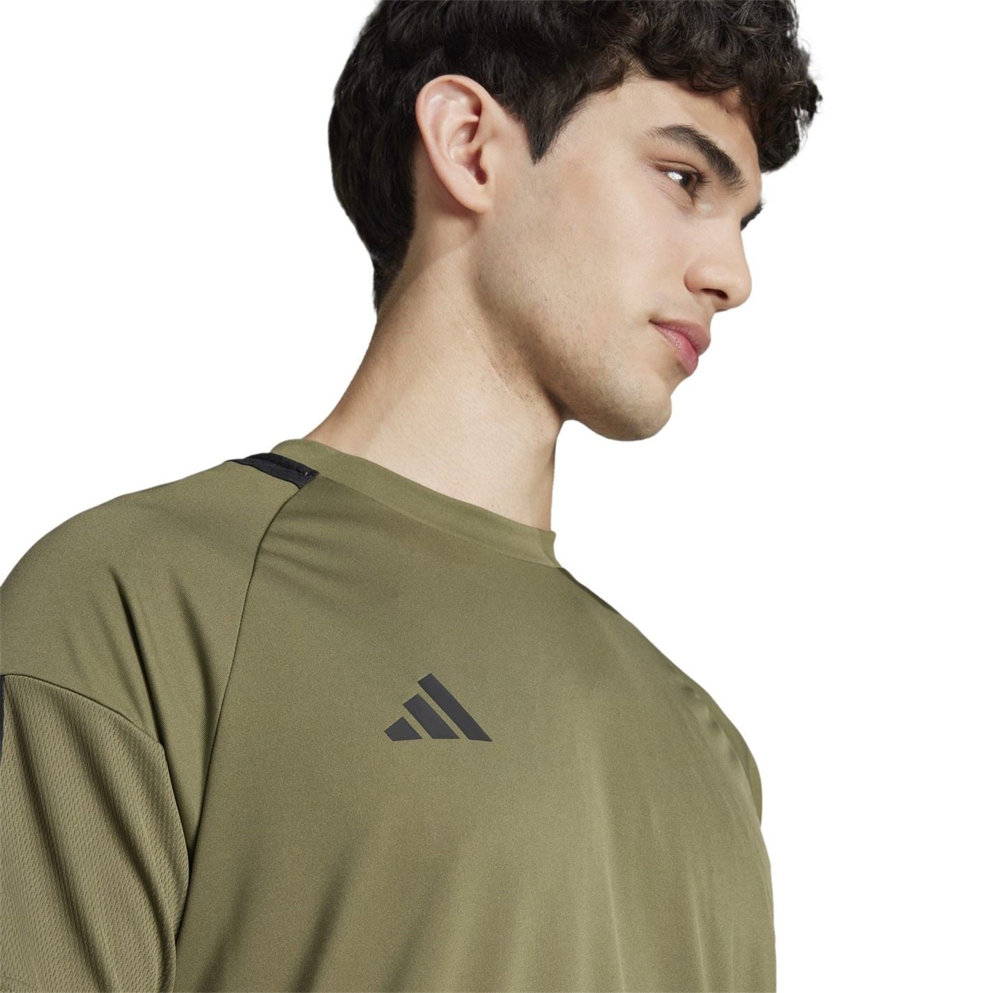 adidas Mens Classic 3 Stripe Sereno T-Shirt
