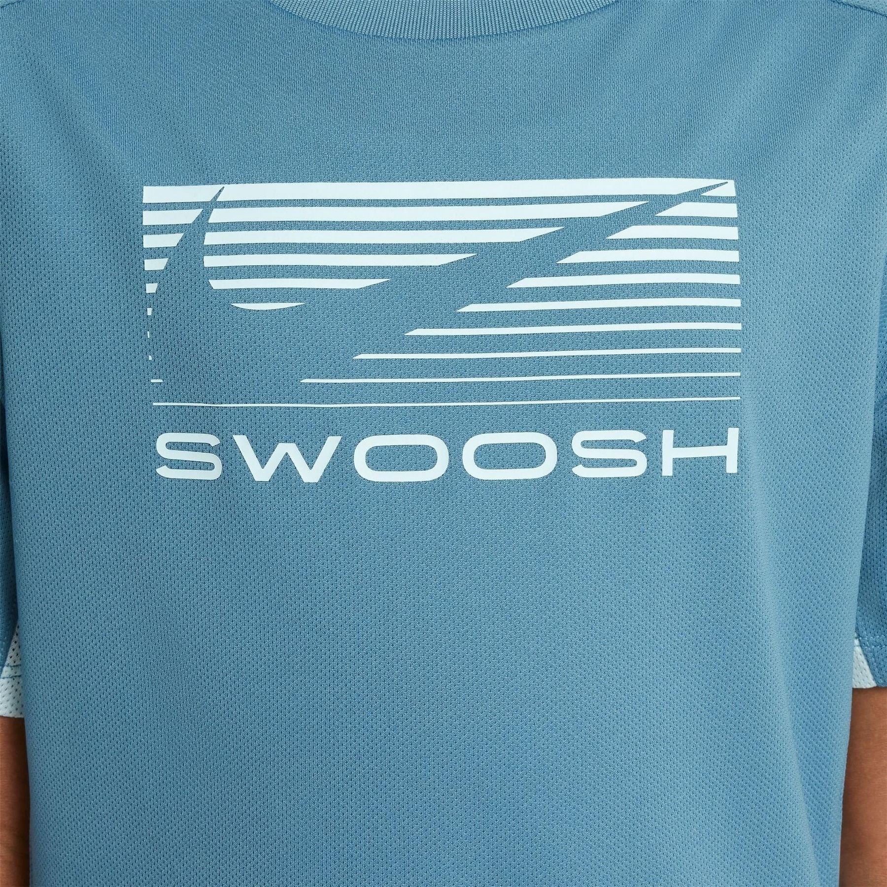 Nike Logo Print Text Graphic Crew Neck Short Sleeve Jersey T-Shirt