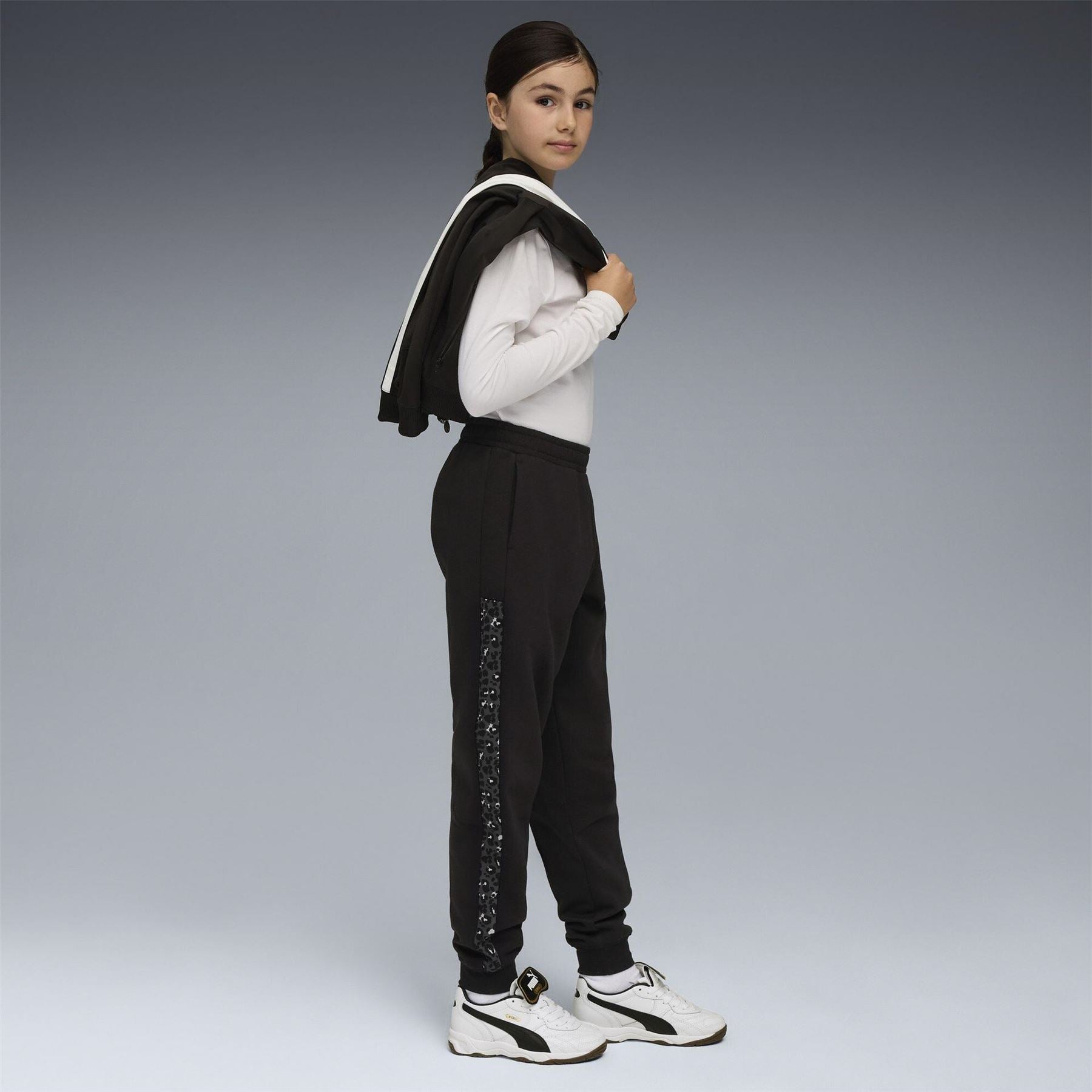 Puma Kids Graphic Animal High Waist Fleece Jogger