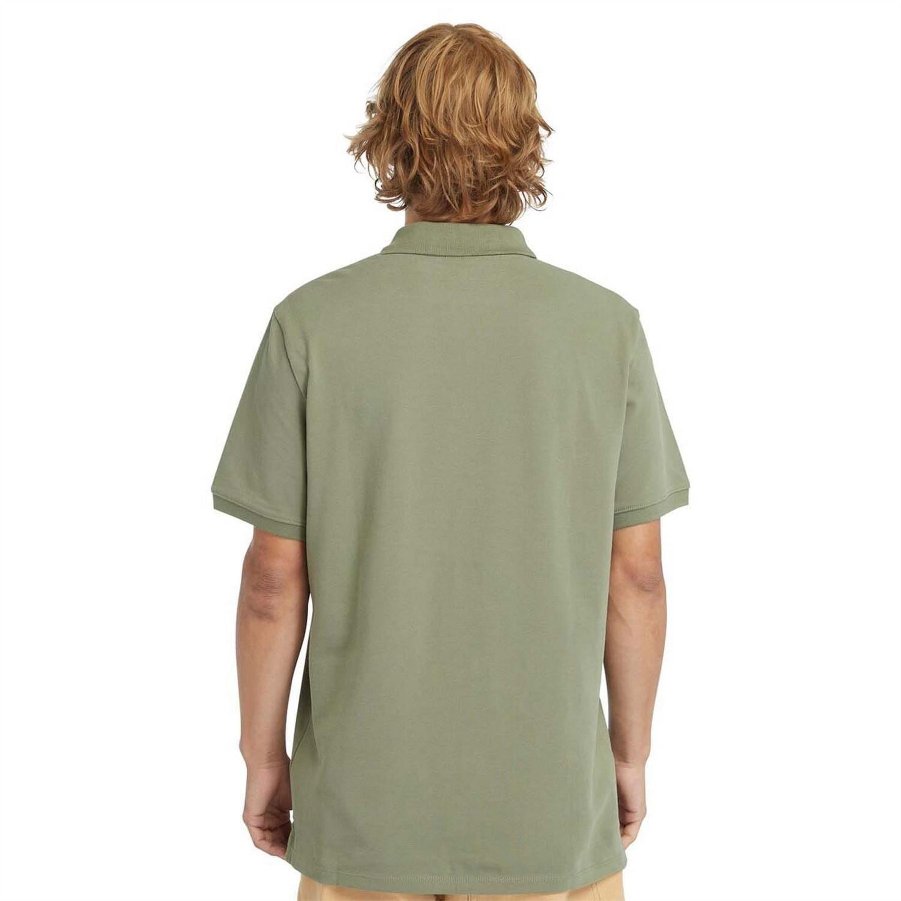 Timberland Oyster River Logo Short Sleeve Polo Shirt