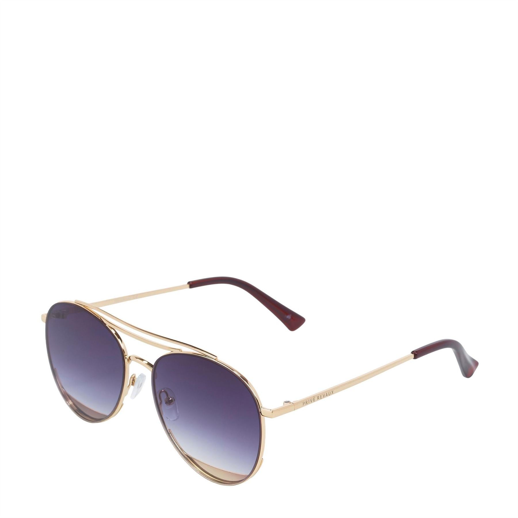 Prive Revaux R The Dave Aviator Double Bridge Sunglasses